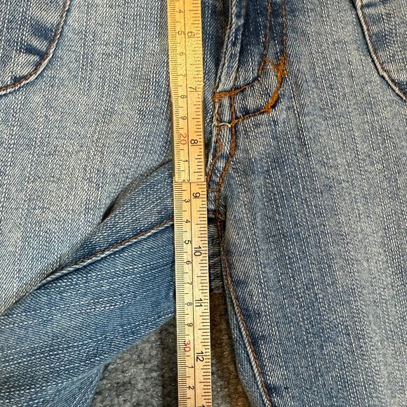 Baby Phat Jeans Womens 28x30 Vintage Flares Rhinestone Cat Y2K Denim Hip Hop - Picture 9 of 14